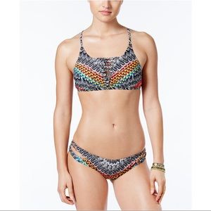 Jessica Simpson Dakota Reversible Bikini Set